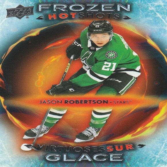Jason Robertson (Dallas Stars) - Set Of 3 NHL Hockey Cards - Picture 3 of 4